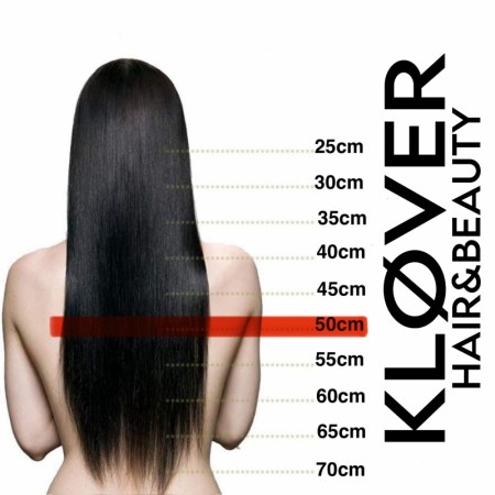  KERATIN HÅR-EXTENSIONS RETT lengde 50cm
